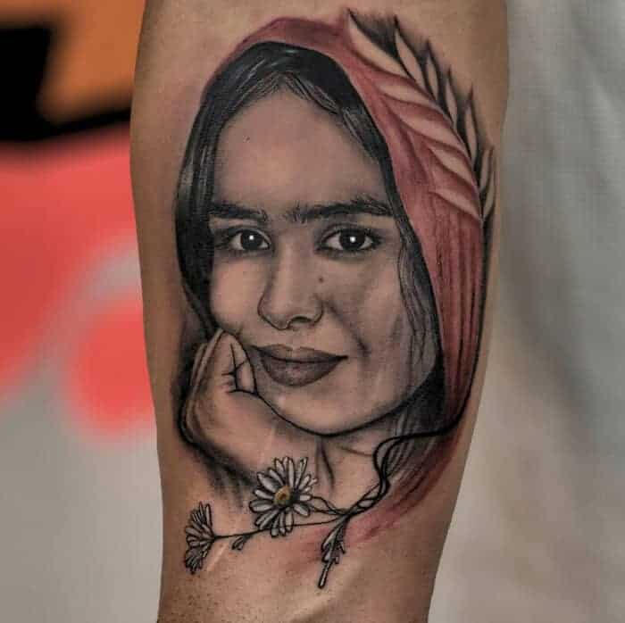 Portrait tattoo by Kranti tattoo artist, Mumbai