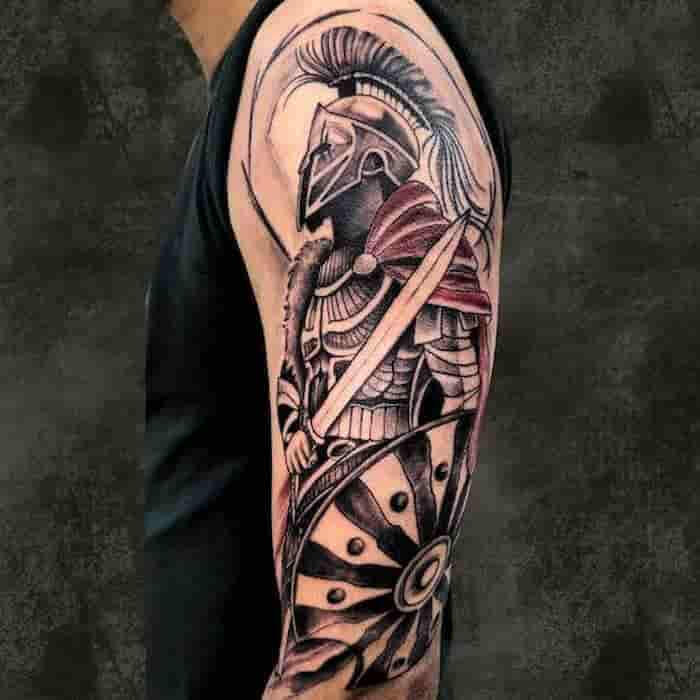 Warrior sleeve tattoo – Kranti Tattoo Studio Andheri West